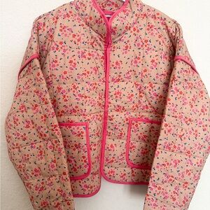 Katydid Floral Quilted Jacket